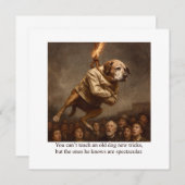 You can’t teach an old dog new tricks kaart (Voorkant / Achterkant)