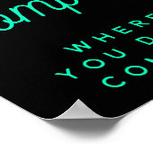 You Can't Compete Where You Don't Compare, Winners Poster (Hoek)