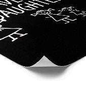 You Can't E Me I Have Four Daughters Father Fun  Poster (Hoek)