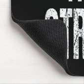 You Can't Fake Strong Werlifting Motivation Tee  Muismat (Hoek)