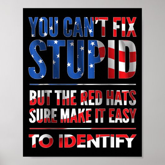 You Can't Fix Stud But The Hats Sure Make It Easy  Poster (Voorkant)