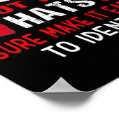 You Can't Fix Stud But The Hats Sure Make It Easy Poster (Hoek)