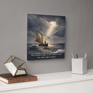 You Comfort My Soul Vierkante Klok