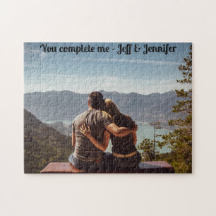 "You Complete Me" Aangepaste foto Legpuzzel