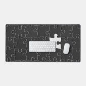 You Complete Me Romantic Black and White Jigsaw (Clavier et souris)