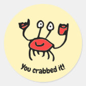 You Crabbed It! Reward Stickers for Kids (Devant)