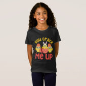You Crack Me Up Easter Chicks T-shirt (Voorkant volledig)