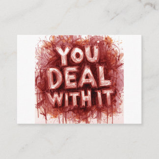 You Deal With It Informatiekaartje