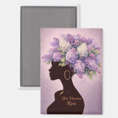 You Deserve Rest Inspirational Magnet Magneet (Voorkant / Achterkant)