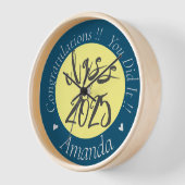 You Did It Klasse van 2025 Blauw Geel Afstuderen (Hoek)