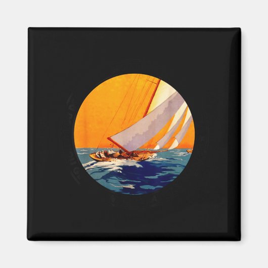 You Don't Stop Sailing When You Get Old Funny Old  Magneet (Voorkant)