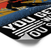 You Don't Stop Skiing When You Get Old Funny Skiin Poster (Hoek)