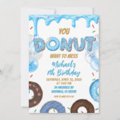 You Donut want to miss this birthday Invitation (Devant)