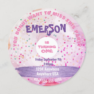 YOu DONUT wil het feest missen, zo lief Kaart