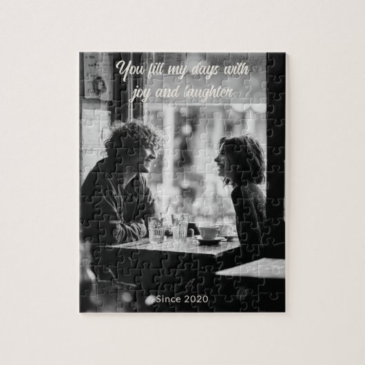 You Fill My Days With Joy – Personalized Love Legpuzzel (Verticaal)