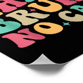 You Got This Bruh No Cap Funny Testing Day Teacher Poster (Hoek)