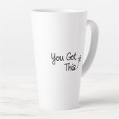"You Got This" Motivatie Star Design Latte Mok (Rechterhoek)