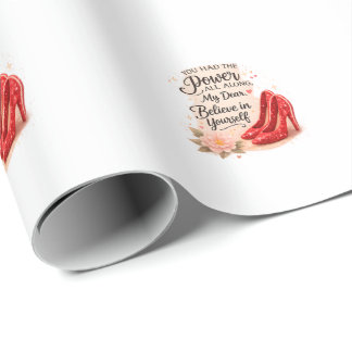 You Had the Power All Along Inspirational Quote Cadeaupapier