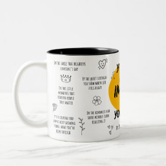 You Have More Impact Than You Know Mug Tweekleurige Koffiemok