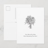 You Have No Idea How Amazing You Are Card Briefkaart (Voorkant / Achterkant)