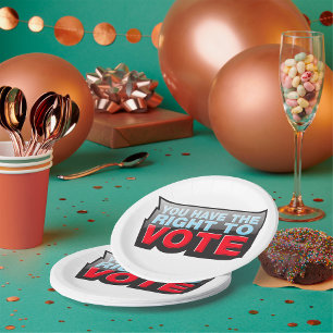 You Have The Right To Vote Papieren Bordje