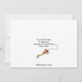 You Hold The Key_Kaart 7"x5" (Achterkant)