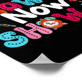 You Know It Now Show It Testing Day Motivational T Poster (Hoek)