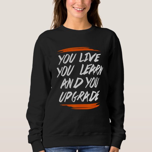 You Live Learn Upgrade Divorced Breakup Divorce Pa Trui (Voorkant)