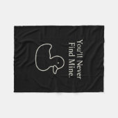 You’ll Never Find Mine Cruise Ducks Introverts Hid Fleece Deken (Voorkant (Horizontaal))