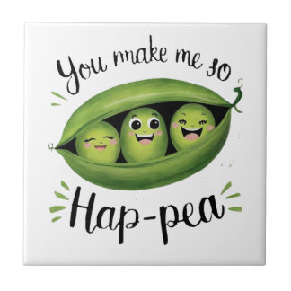 You Make Me So Hap-pea Tegeltje