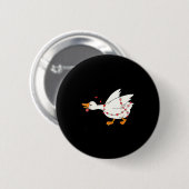 You Make My Heart Go Honk Goose Valentine Ronde Button 5,7 Cm (Voorkant /achterkant)