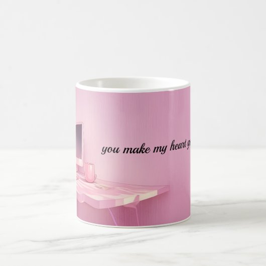 you make my heart go oops! 💗 mug (Centre)