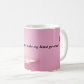 you make  my heart go oops! 💗 mug koffiemok (Voorkant rechts)