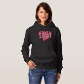 You Make My Heart Sing Western Leopard Valentine's Hoodie (Voorkant volledig)