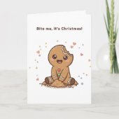 You Make My Holidays Puchi Gingerbread Card Kaart (Voorkant)