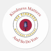 You Matter Ronde Sticker (Voorkant)