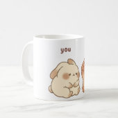 You & Me Cute Bunny Mug (Devant gauche)