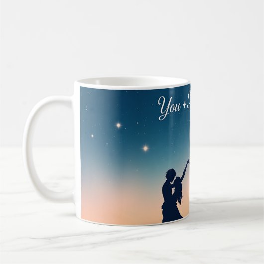 You + Me = Forever Mug (Gauche)