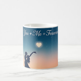 You + Me = Forever Mug Koffiemok