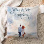 You & Me Forever Romantic Throw Pillow Kussen (Deken)