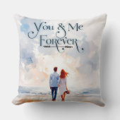 You & Me Forever Romantic Throw Pillow Kussen (Voorkant)