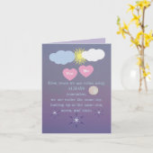 You, Me Under Same Sky, Moon, Sun, Stars Kaart (Gele Bloem)