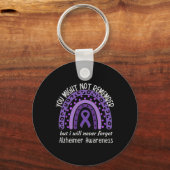 You Might Not Remember Alzheimer's awareness Month Sleutelhanger (Voorkant)