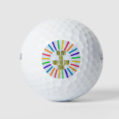 You Only Fail When You Stop Trying Golfballen (Voorkant)