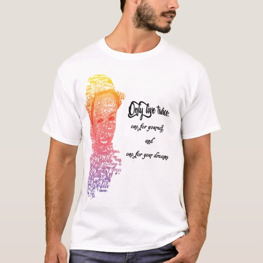 you only live twice t-shirt (Voorkant)