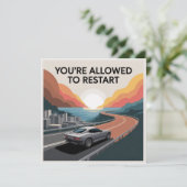 You’re Allowed To Restart Kaart (Staand voorkant)