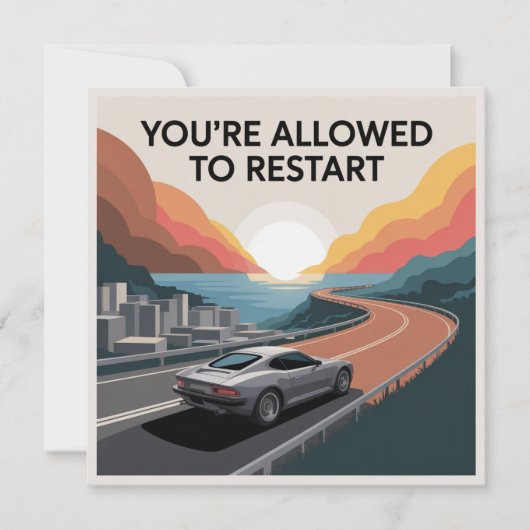 You’re Allowed To Restart Kaart (Voorkant)