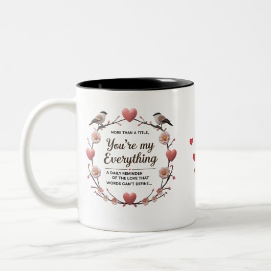 You’re My Everything - Mug à deux tons (11 oz) (Gauche)