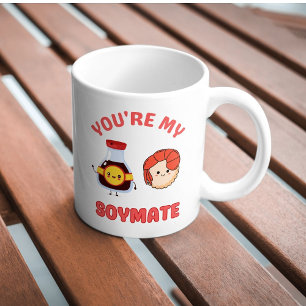 You’re My Soymate – Romantisch eten met sojasaus Koffiemok