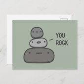 You Rock Briefkaart (Voorkant / Achterkant)